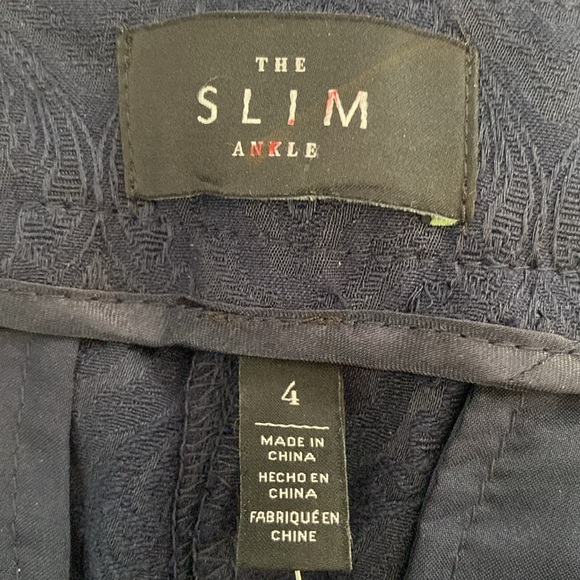 White House Black Market Dark Navy Dress Pants NWT - Picture 3 of 12